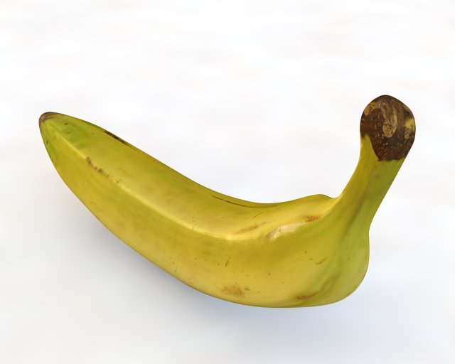 plantain yellow 3D 模型 .c4d .max .obj .3ds .fbx .stl .blend 