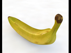 plantain yellow 3D Model