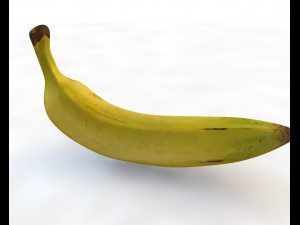 plantain yellow 3D 模型