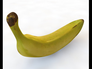 plantain yellow 3D 模型