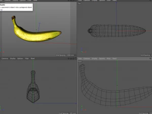 plantain yellow 3D Model