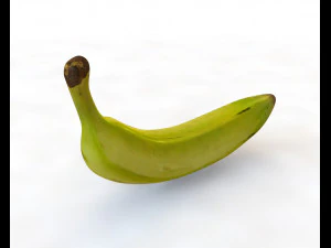 plantain yellow green 3D Model