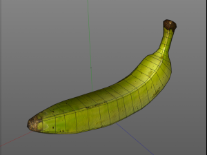 plantain yellow green 3D Model