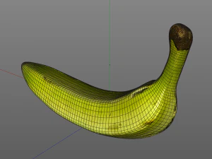 plantain yellow green 3D Model