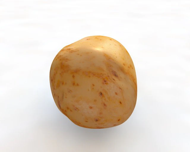 potato v1 3D Model .c4d .max .obj .3ds .fbx .stl .blend 