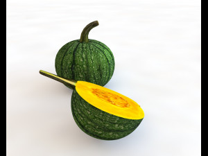 pumpkin green Model 3D
