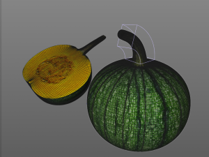 pumpkin green Model 3D