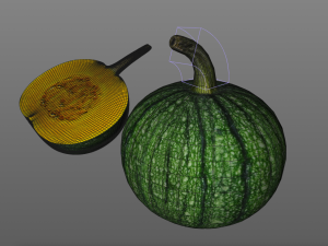 pumpkin green Model 3D