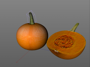 pumpkin orange Modelo 3D