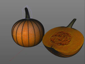 pumpkin orange 3D Model