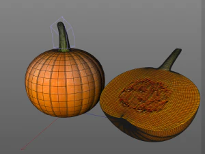 pumpkin orange 3D Model