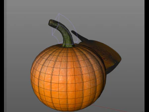 pumpkin orange 3D Model