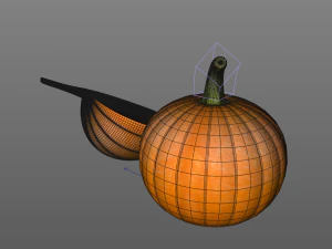 pumpkin orange 3D Model