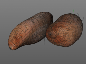 sweet potato brown 3D Model