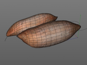sweet potato brown 3D Model