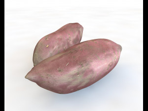 sweet potato purple Modelo 3D