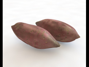 sweet potato purple Modèle 3D