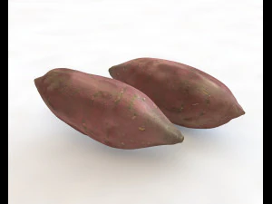sweet potato purple 3D Model