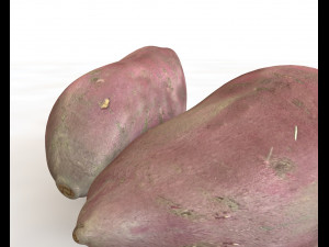 sweet potato purple Modèle 3D