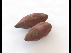 sweet potato purple Modèle 3D