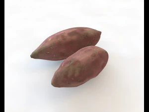 sweet potato purple 3D Model