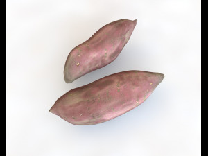 sweet potato purple Modèle 3D