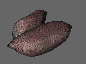 sweet potato purple 3D Model
