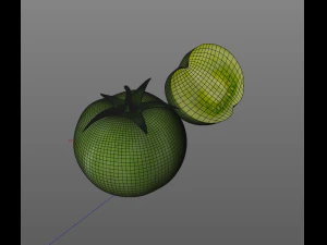 pomodoro verde Modello 3D