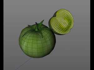 pomodoro verde Modello 3D