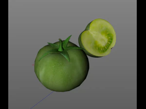 pomodoro verde Modello 3D