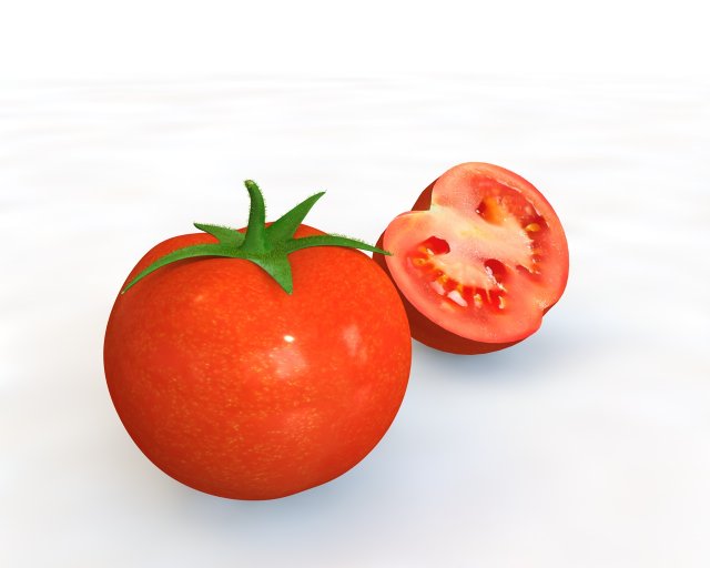 tomato red 3D 模型 .c4d .max .obj .3ds .fbx .stl .blend 