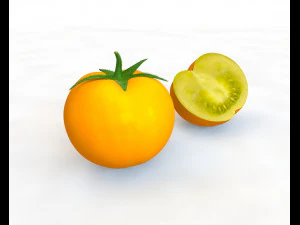 tomate amarelo Modelo 3D