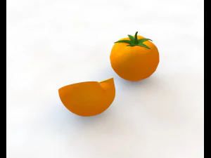 tomato yellow 3D Model