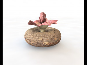 yam elephant foot vegetable 3Dモデル