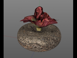 yam elephant foot vegetable 3Dモデル