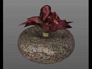 yam elephant foot vegetable 3Dモデル