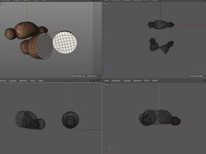 racine de yucca Modèle 3D