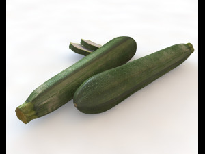 zucchini courgette 3D Model