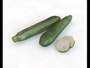 zucchini courgette 3D Model