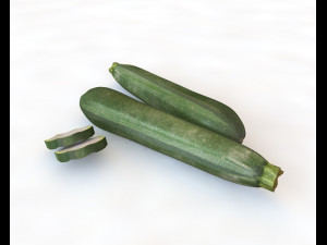 zucchini courgette 3D Model
