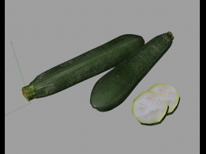 zucchini courgette 3D Model