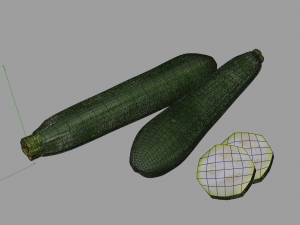 zucchini courgette 3D Model