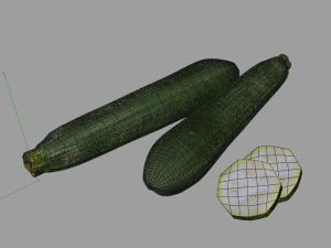 西葫芦西葫芦 3D 模型