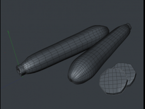 zucchini courgette 3D Model