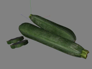 西葫芦西葫芦 3D 模型