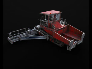 finisseur d'asphalte Modèle 3D