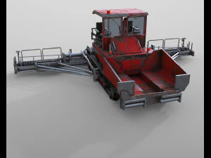 finisseur d'asphalte Modèle 3D