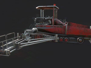 finisseur d'asphalte Modèle 3D