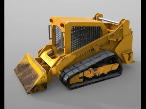 kompakt paletli yükleyici 3D Model