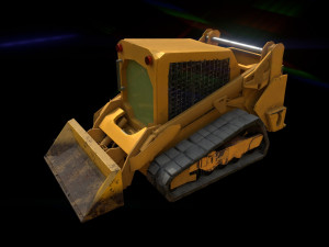 compact track loader Modelo 3D